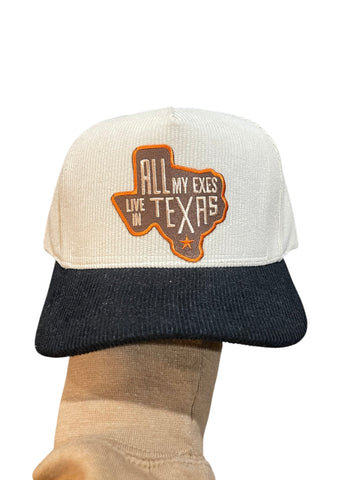 All my exes Two tone corduroy Hat