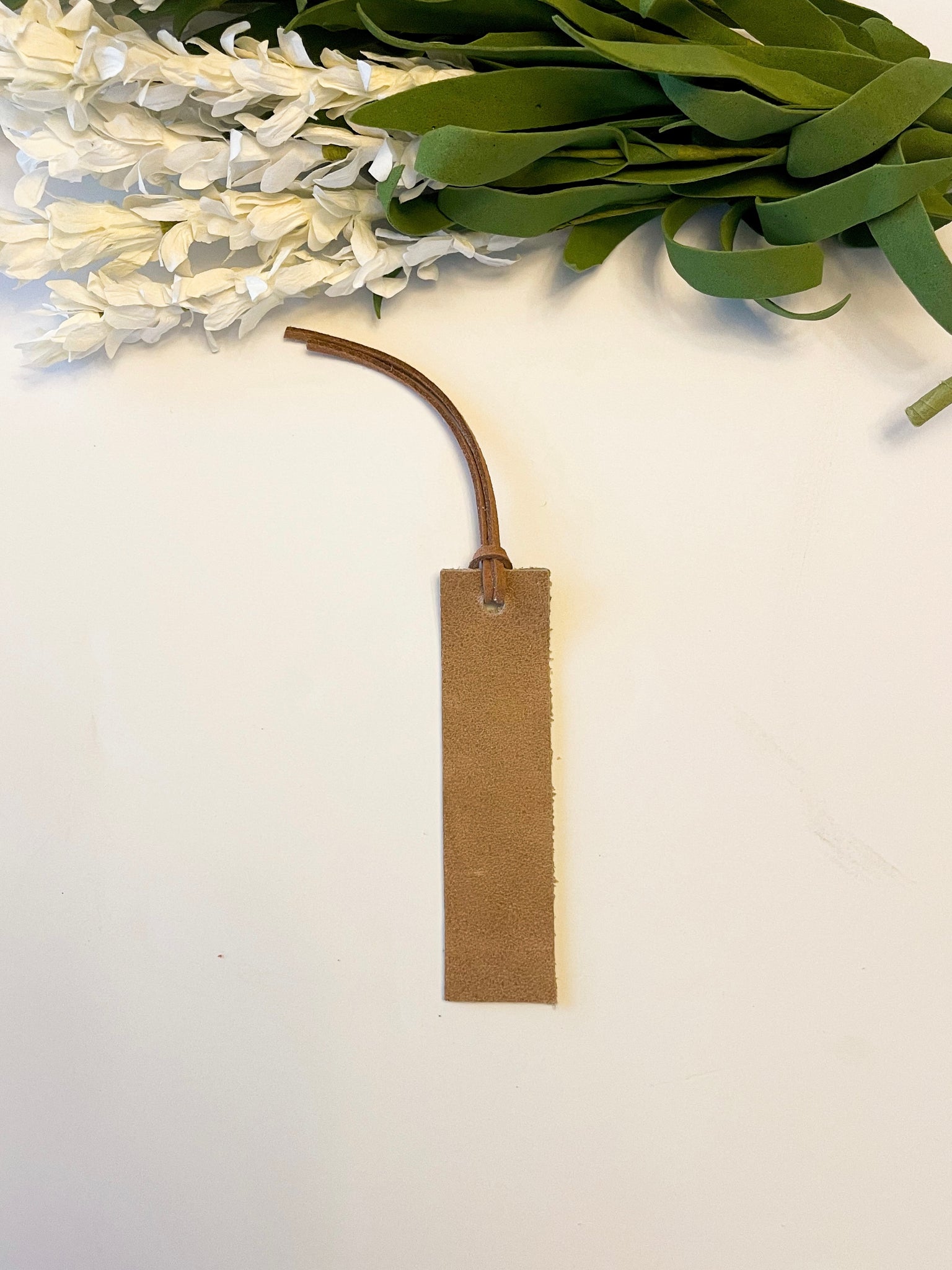 Leather saddle Brown Bookmark
