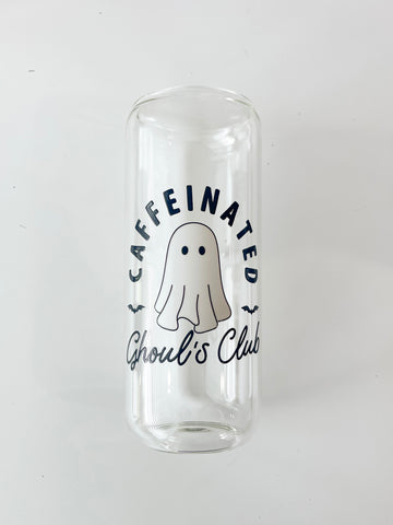 Caffeinated Ghouls Club 20 oz Can Glass