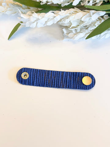 Braided Navy Cord keeper