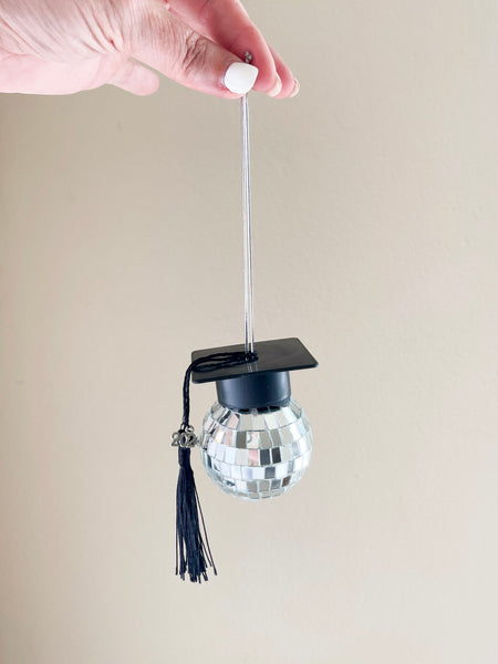 2024 Graduation Disco Ball Car Charm