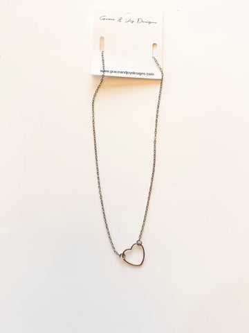 Silver Heart Necklace