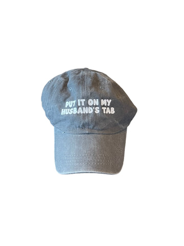 Put it on my husbands tab Hat