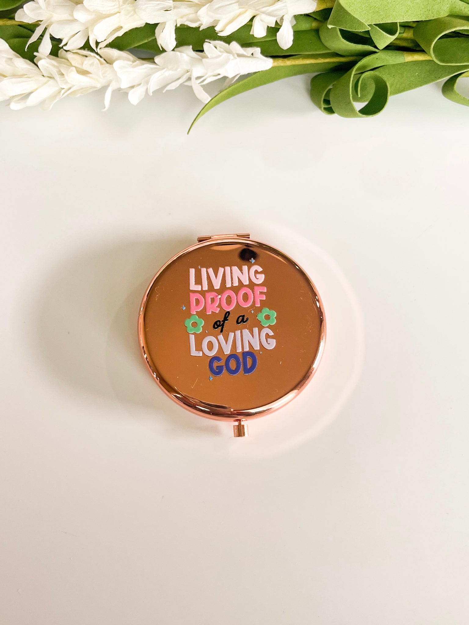 Living Proof Loving God Rose Gold Compact mirror