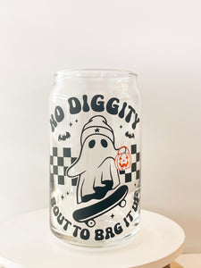 16 oz no diggity can Glass