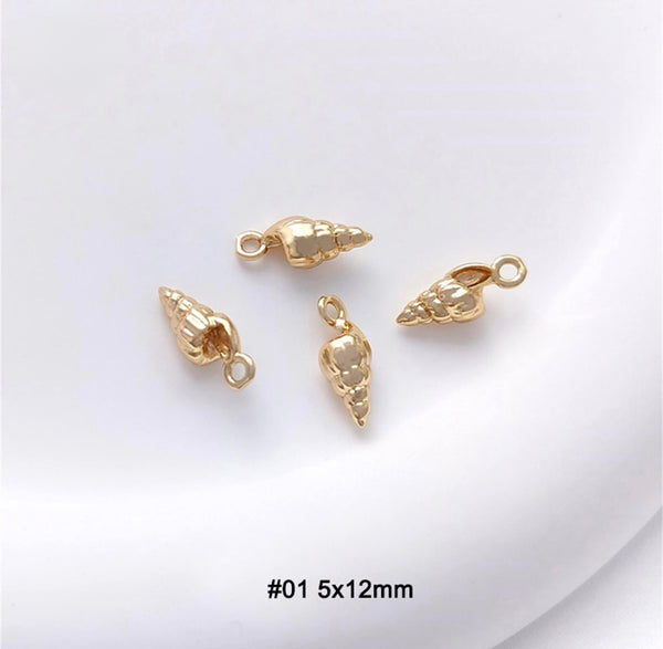 Mini Ocean Charms - Shell or Seahorse