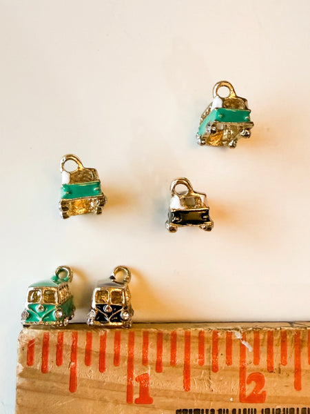 Retro Van Charms - Black or Green