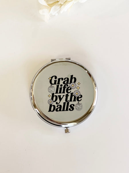 Grab life disco balls Compact mirror