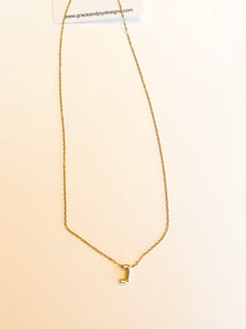 Bubble J Necklace