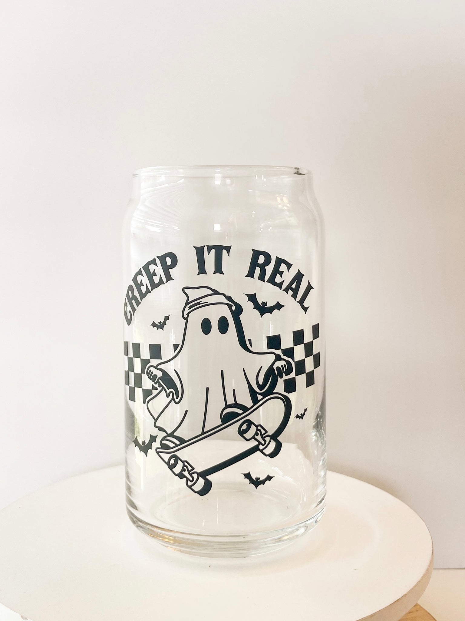 16 oz Creep it real Can Glass
