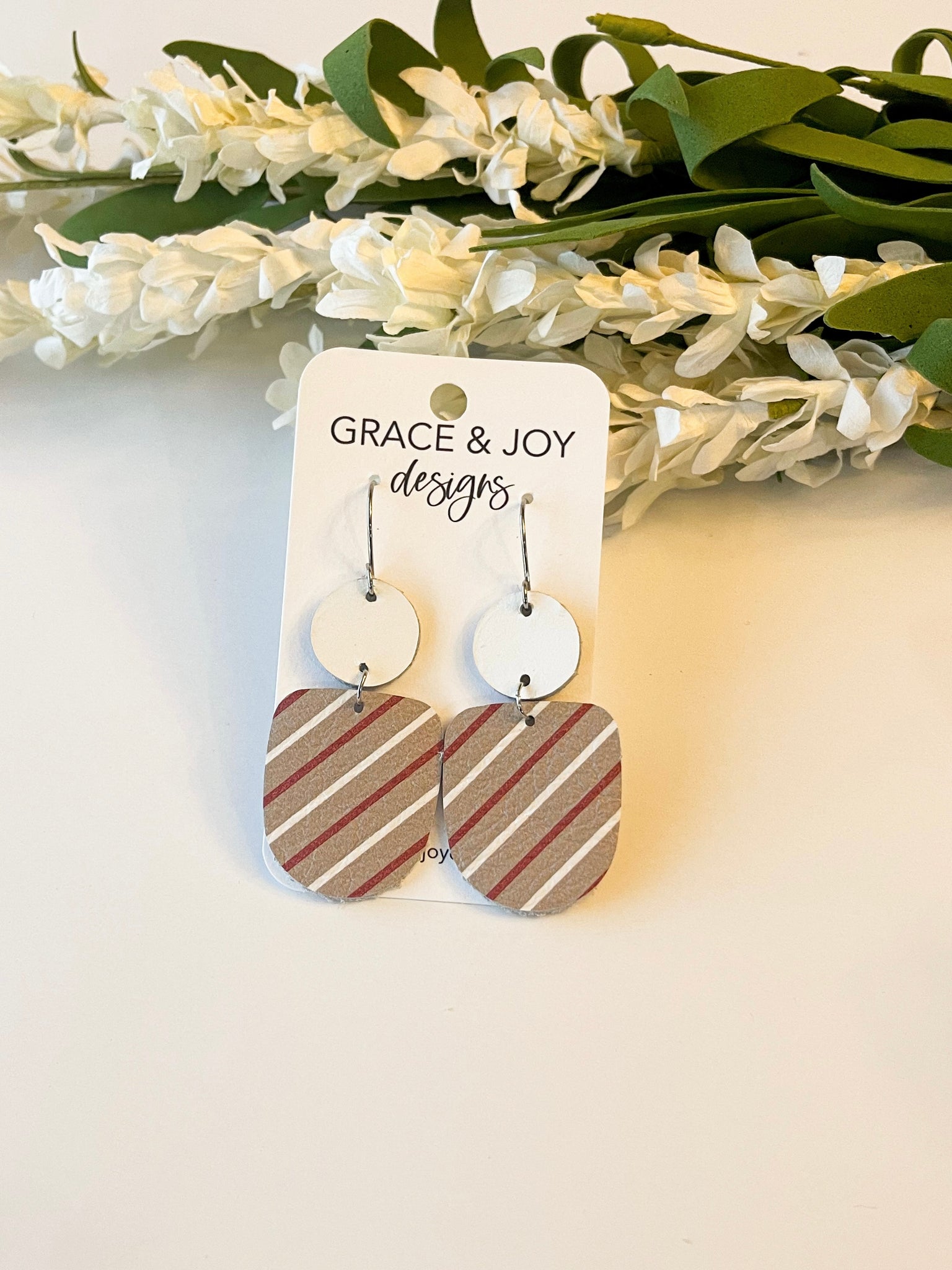 Striped stacy Earrings