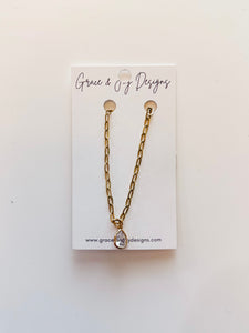 Teardrop Paperchain necklace