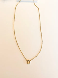 Bubble D Necklace