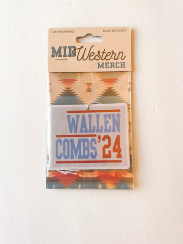 Wallen Combs ‘24 Car Air Freshener