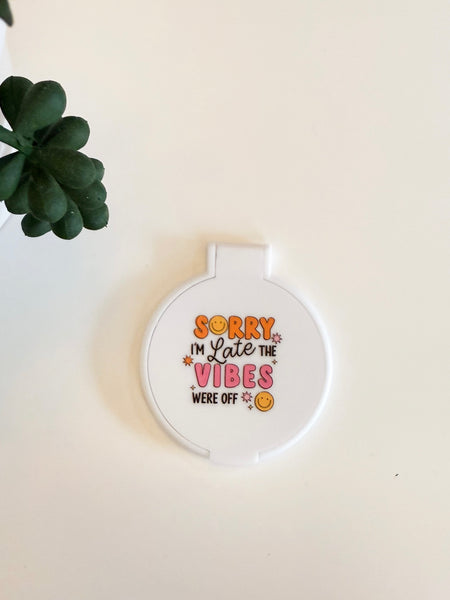 Vibes Off White Mirror