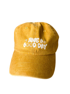 Vintage Style Yellow Good Day Hat
