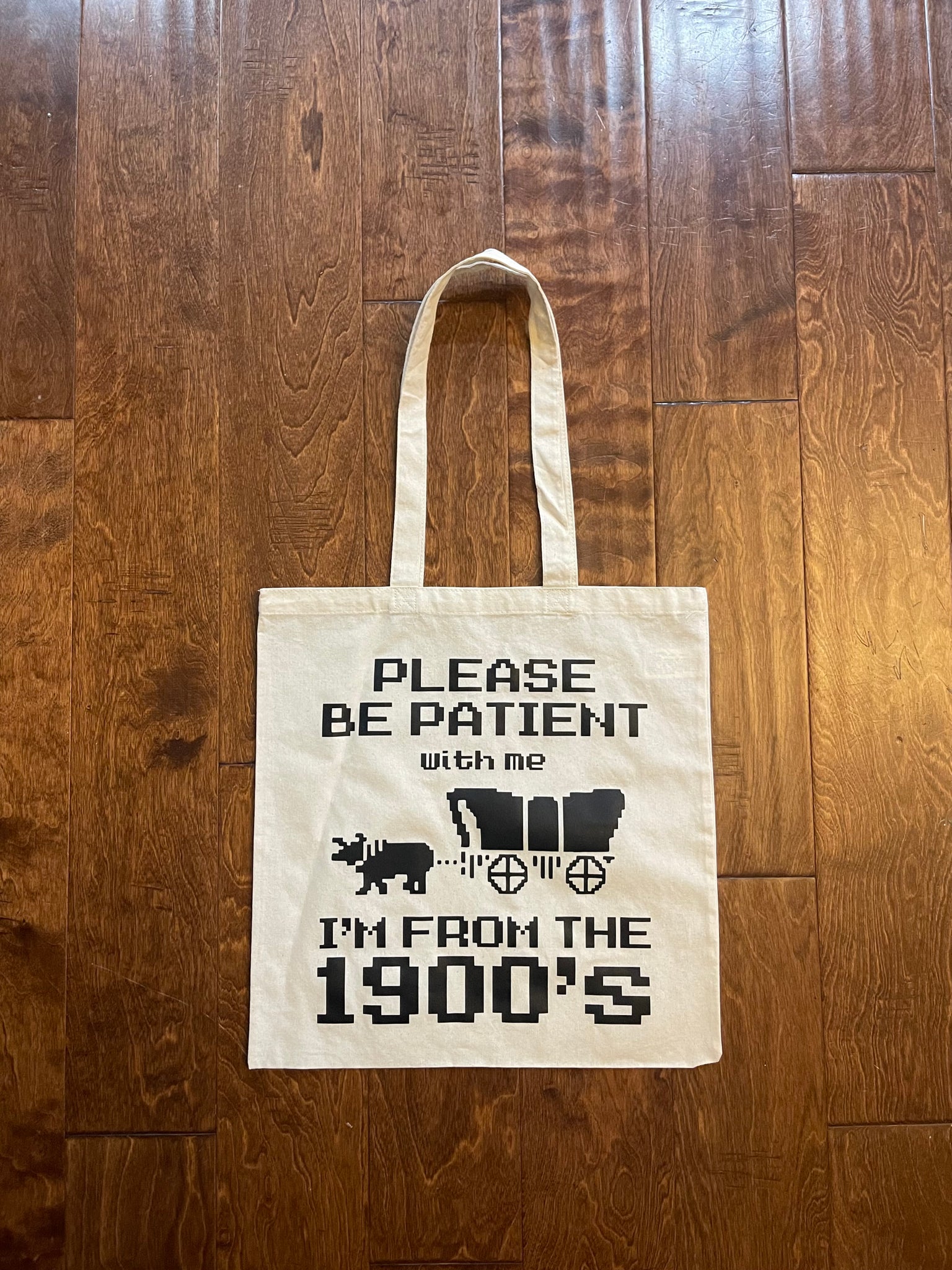 Be patient with me Tote Bag