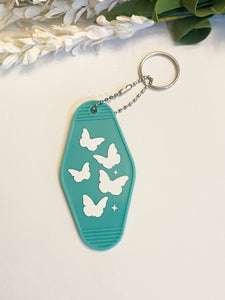 Butterfly Motel style Keychain