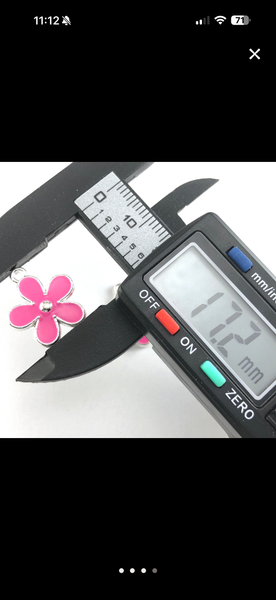 Flower Charms - Pink or Blue