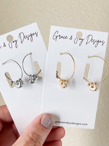 Sloth Hoop Earrings