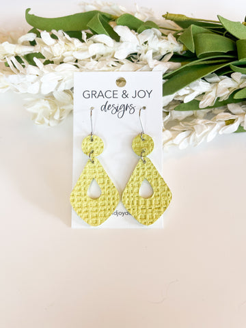 Yellow Phoebe Earrings