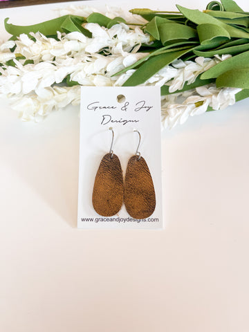 Whiskey Brown Alex Earrings