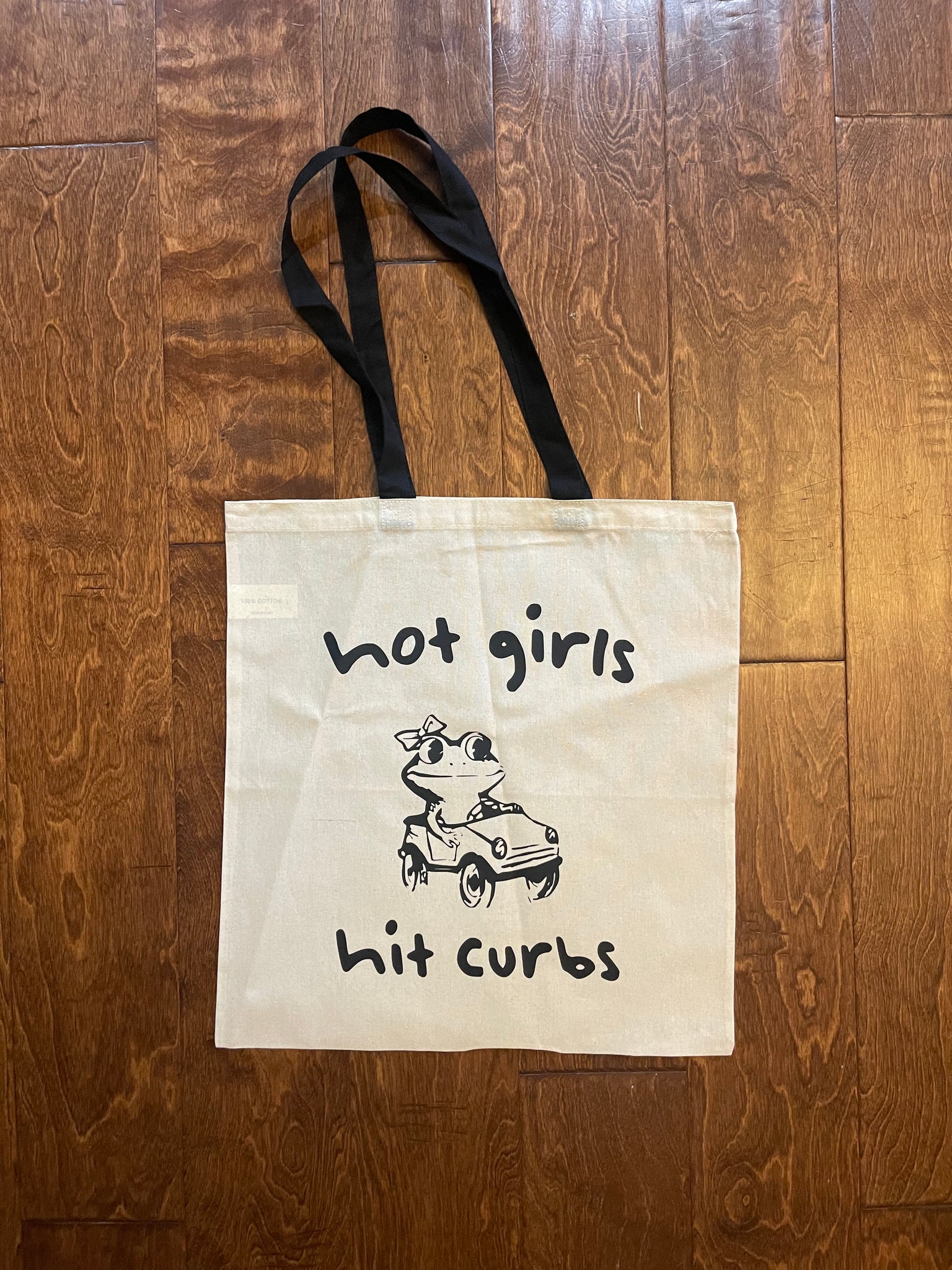 Hit girls hit curbs Tote Bag