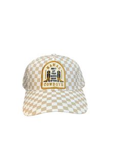 Checkered Mamas Babies Cowboys Hat