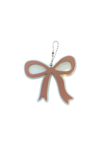 Rust Bow acrylic keychain
