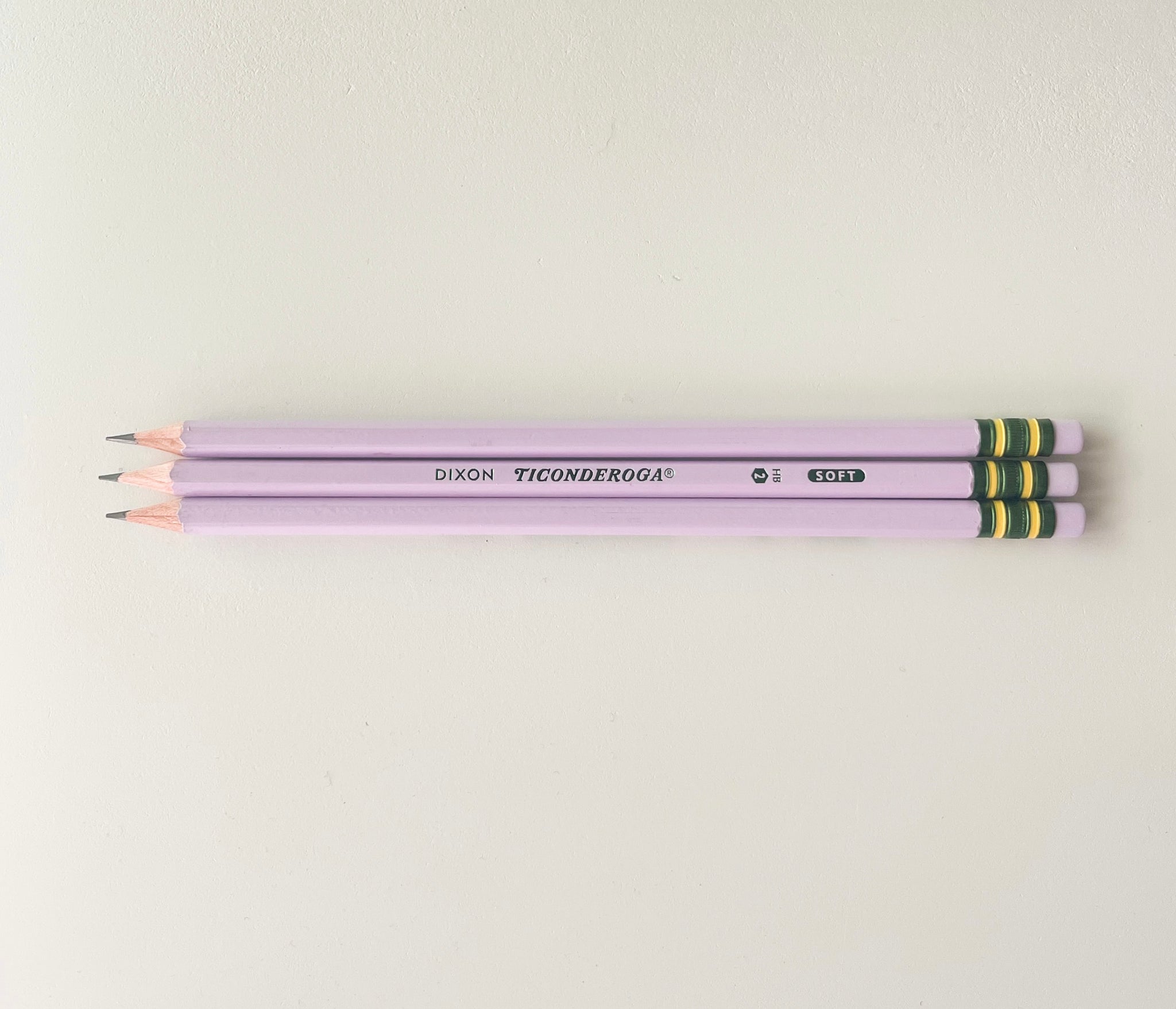 Pastel Purple Laser Engraved Ticonderoga Pencils