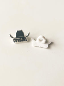 Cowgirl Hat Straw (or pencil!) Charm