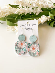 Spring Floral Stacy Earrings