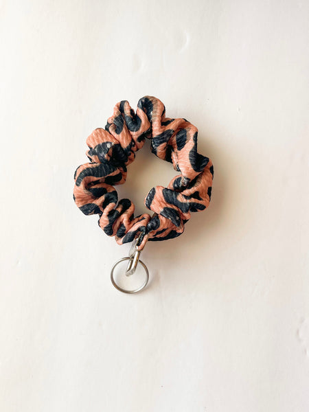Leopard Scrunchie Wristlet