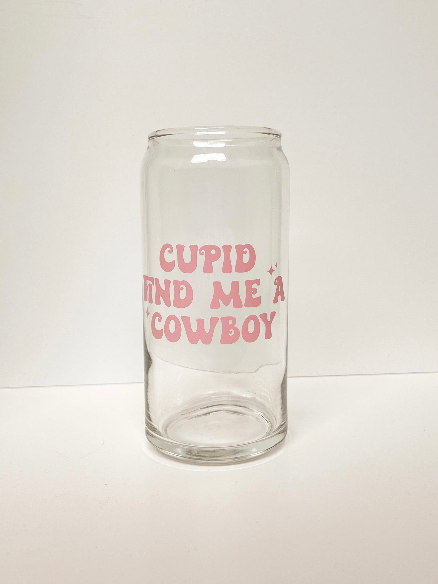 20 oz Can Glass - Cupid