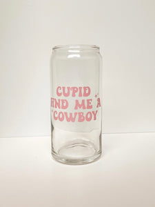 20 oz Can Glass - Cupid