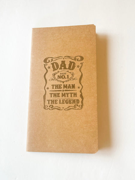 Dad man myth legend Notebook
