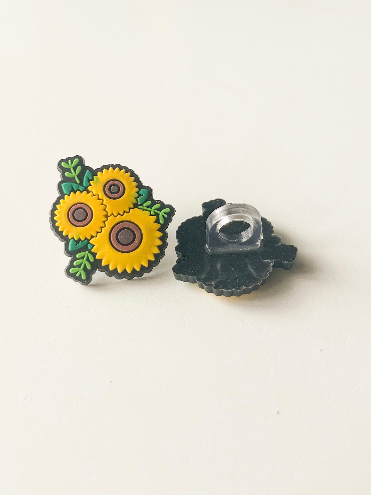 Sunflower Straw (or pencil!) Charm
