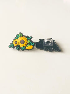 Sunflower Straw (or pencil!) Charm