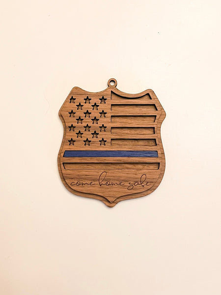 Personalized Badge Ornament