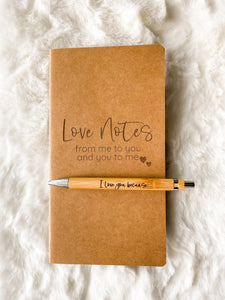 Love Notes Pen & Notebook Set
